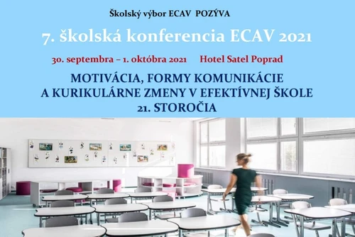 7. školská konferencia ECAV 2021 - POZVÁNKA